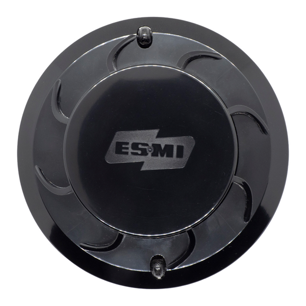 Optical smoke detector, Esmi 22051E, without isolator, black